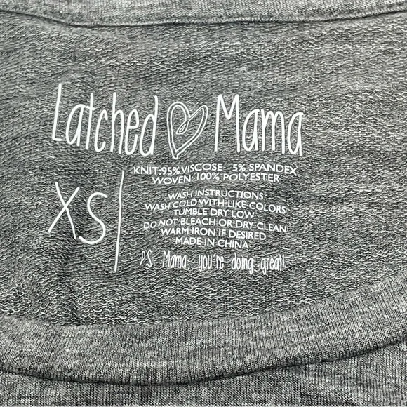 Latched Mama Nursing Long Sleeve Tops size XS lot of 4 - Picture 11 of 16